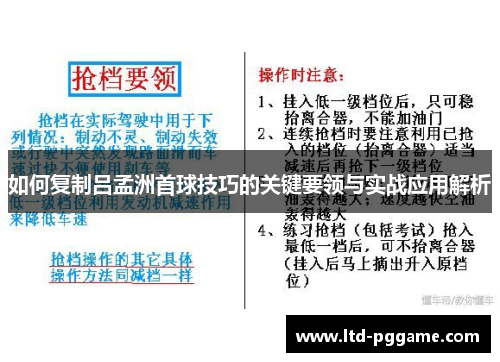 如何复制吕孟洲首球技巧的关键要领与实战应用解析